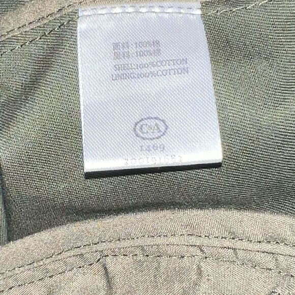 NWOT C&A European Military Inspired Graphic Trench Coat Unisex Mens M Womens XL - Picture 5 of 5